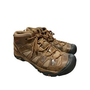 Keen Siskiyou Mid Hiking Boots Shoes Men’s Size 13 Leather Waterproof